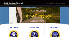 Desktop Screenshot of bibleinstitutenetwork.com